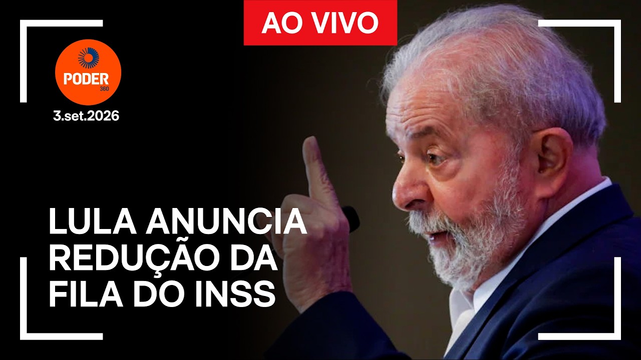 Ao vivo: Lula anuncia redução da fila do INSS