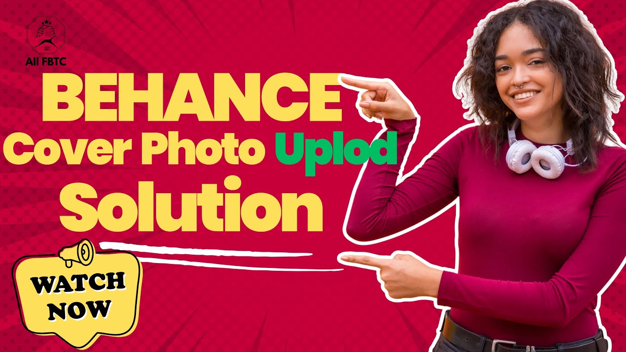 Behance Cover Photo Upload problem"Solution