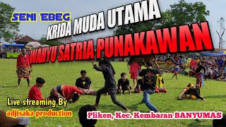 Livestreaming Ebeg KRIDA MUDA UTAMA & WAHYU SATRIA PUNAKAWAN Pliken, Kembaran BANYUMAS