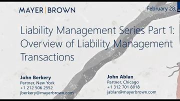 Liability Management Series Part 1: Overview of Liability Management Transactions