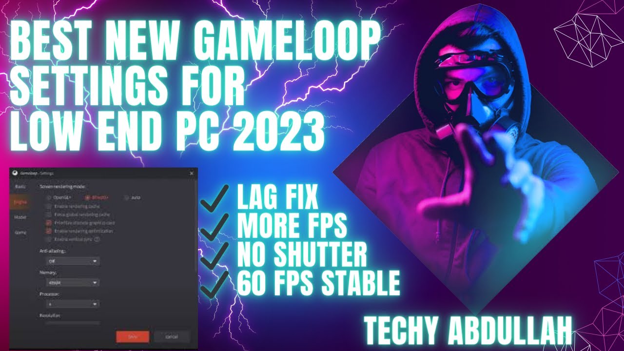 Best Gameloop Lag Fix Settings For Low End PC | 60 FPS | Stable FPS ...