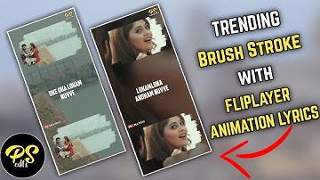 Trending 3 layer Drawing Brush effect Full Screen Lyrical Status|Alightmotion Tutorial Telugu