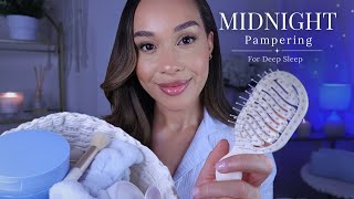 ASMR Midnight Pampering 🌙 Gentle Personal Attention Sleep | Scalp Massage, Hair Brushing & Skincare screenshot 5