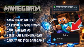 MINEGRAM! Game Mirip Minecraft Penghasil TON – Gratis Main di Telegram?! - P2E Crypto 2026