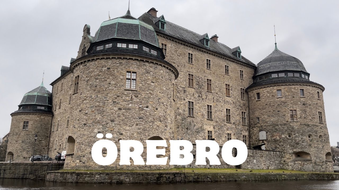 Winter Walk in City |Örebro Sweden|