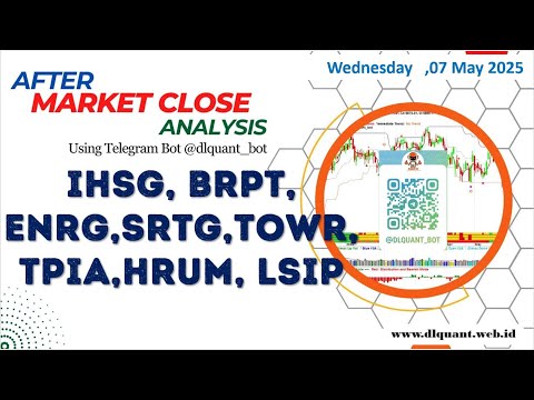 BRPT, ENRG,SRTG,TOWR,  TPIA,HRUM, LSIP   | After market Close Analysis, 07  Mei 2025