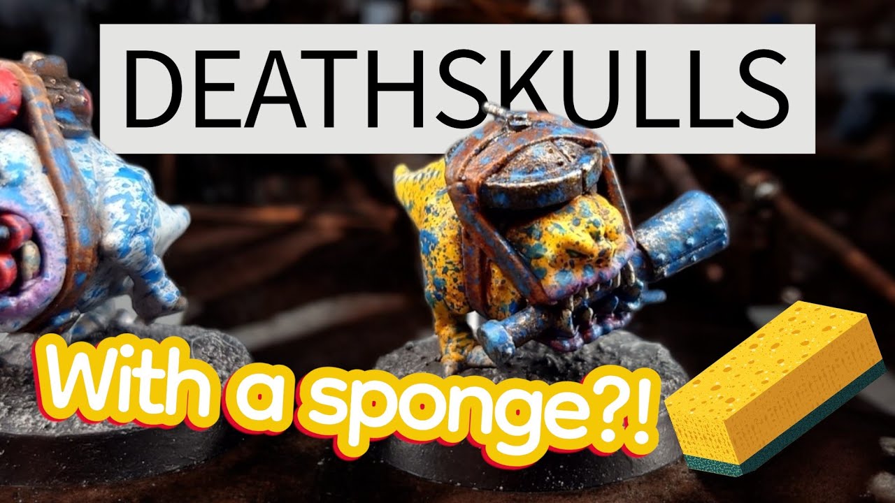 Deathskulls Continue – Painting a yellow Bomb Squig