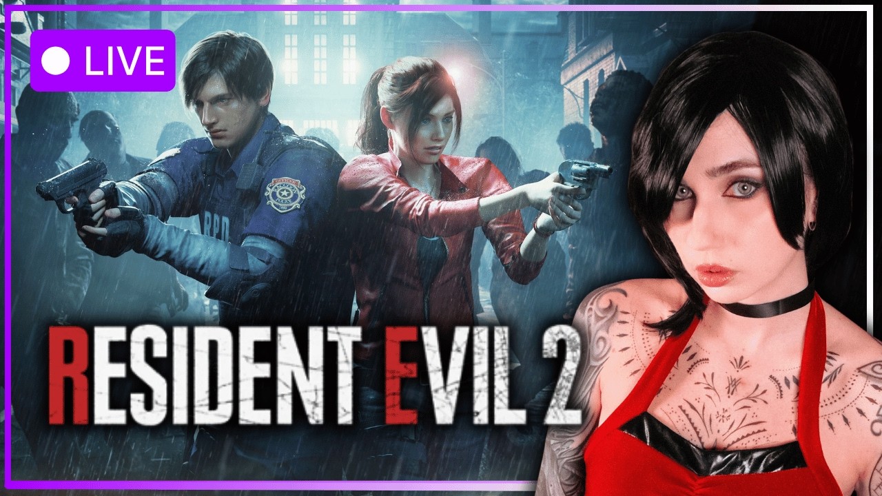 🟣LIVE | RESIDENT EVIL 2 REMAKE · First Playthrough | Ada Wong Cosplay | 01