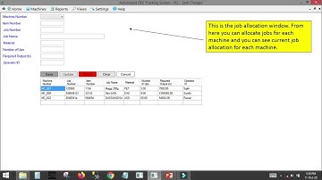 Automated OEE Tracking System