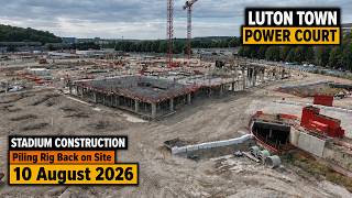 Luton Town Power Court Update | Piling Rig back on site