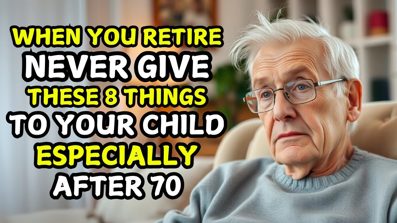 When You Retire, NEVER Give THESE THINGS to Your CHILDREN! | BUDDHIST Wisdom