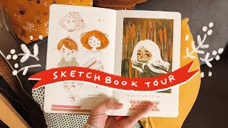 Sketchbook Tour ⚘ Feb - Aug 2018, same Moleskine, more pencils