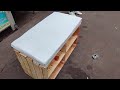 Pallet shoe rack in Kenya Nairobi //where to buy pallet furniture in Nairobi Kenya #nairobi pallets