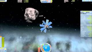 Ejecting a Class E 'Huge' Asteroid from the Solar System - Kerbal Space Program v1.0.2