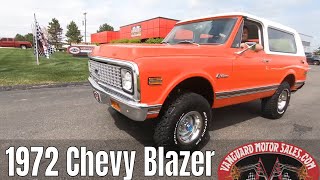 1972 Chevrolet Blazer For Sale