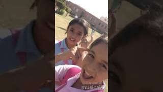 Hana and maya in school
