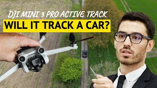 DJI Mini 3 Pro Active Track, Will It Track A Car? Let's Find Out #dji #drone