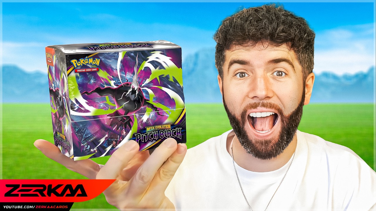 OPENING *BRAND NEW* POKEMON PITCH BLACK CARDS! - YouTube