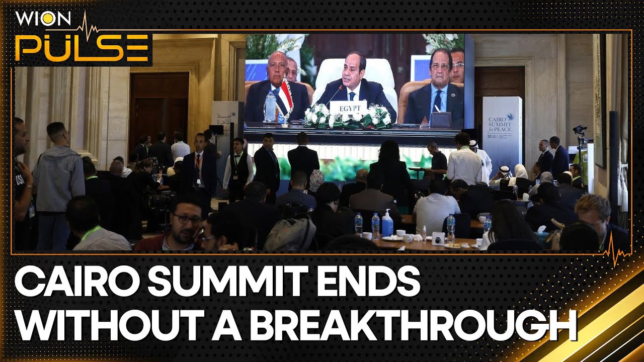 Cairo Peace Summit 2023: World leaders meet in Egypt amid fears of a wider conflict | WION Pulse