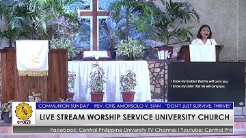 LIVE STREAM WORSHIP SERVICE UNIVERSITY CHURCH