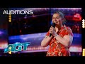 Hard of Hearing Comedian Hayden Kristal Brings The Laughs With a Funny Audition | AGT 2022