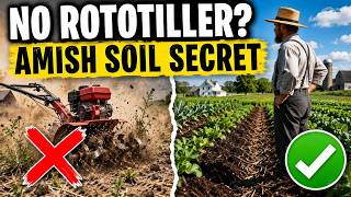 Why Amish Farmers Avoid Rototilling Their Soil (And What They Do Instead)