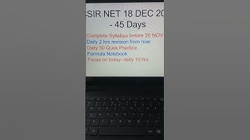 last 45 days what to do ?? #net #csirnet #tifr #gate