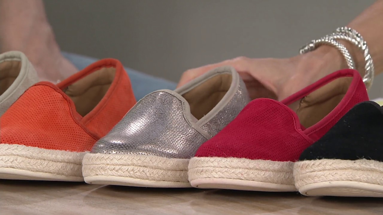 qvc clarks espadrilles