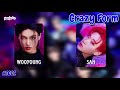 Ateez crazy form voice combination a different member sing in each ear