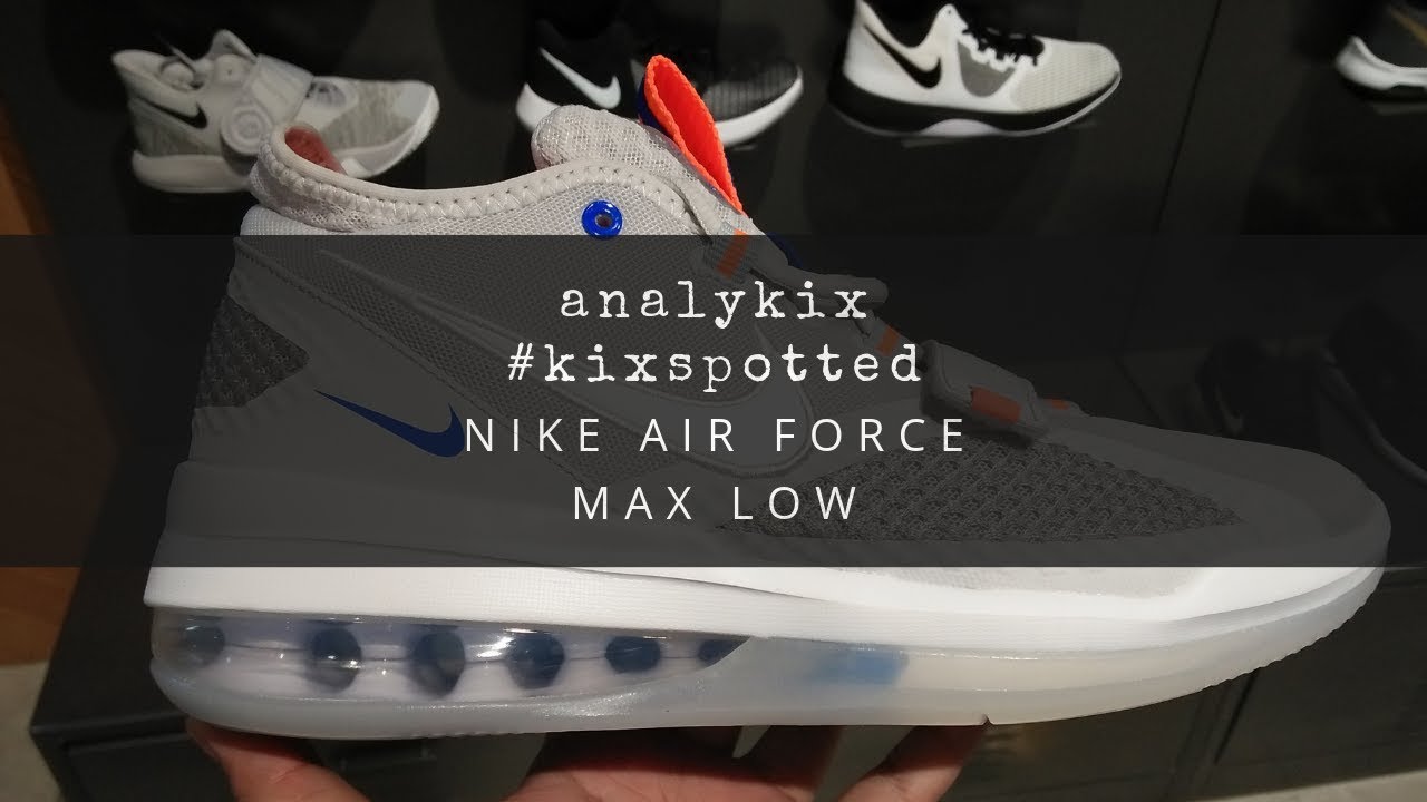 nike air force max low performance review