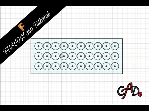 How to make rectangular pattern sketch pattern in Autodesk Fusion 360 Bangla | Step by step tutorial