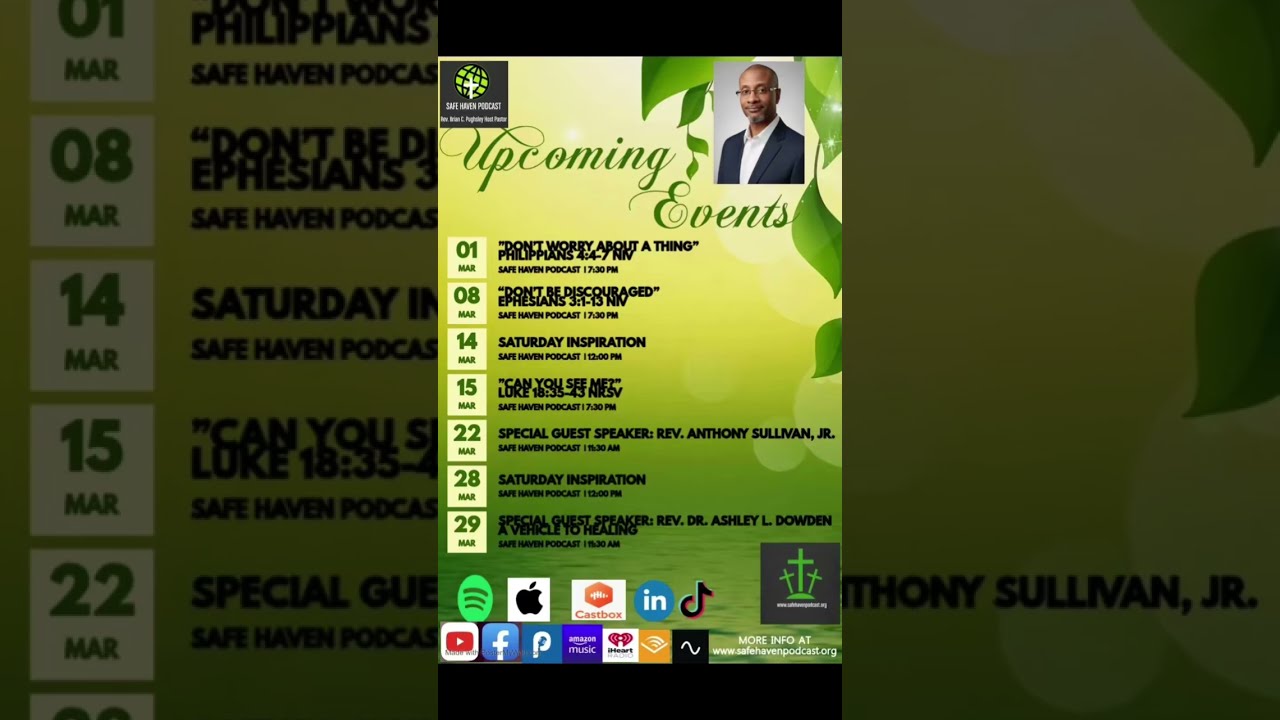 Safe Haven Podcast For The Month Of March 2026