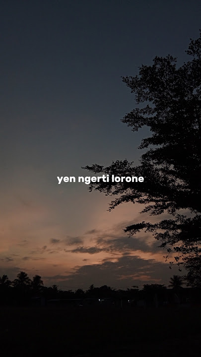Yen ngerti Lorone koyo ngene #liriklagu #jowopride #musikterbaru #fyp