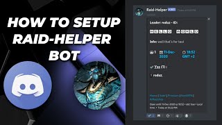 how to setup Raid-Helper bot discord on your discord server very easily on Android/iOS | Event & fun