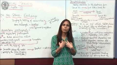 Trading procedure on stock exchange Class XII Business Studies by Dr Heena Rana