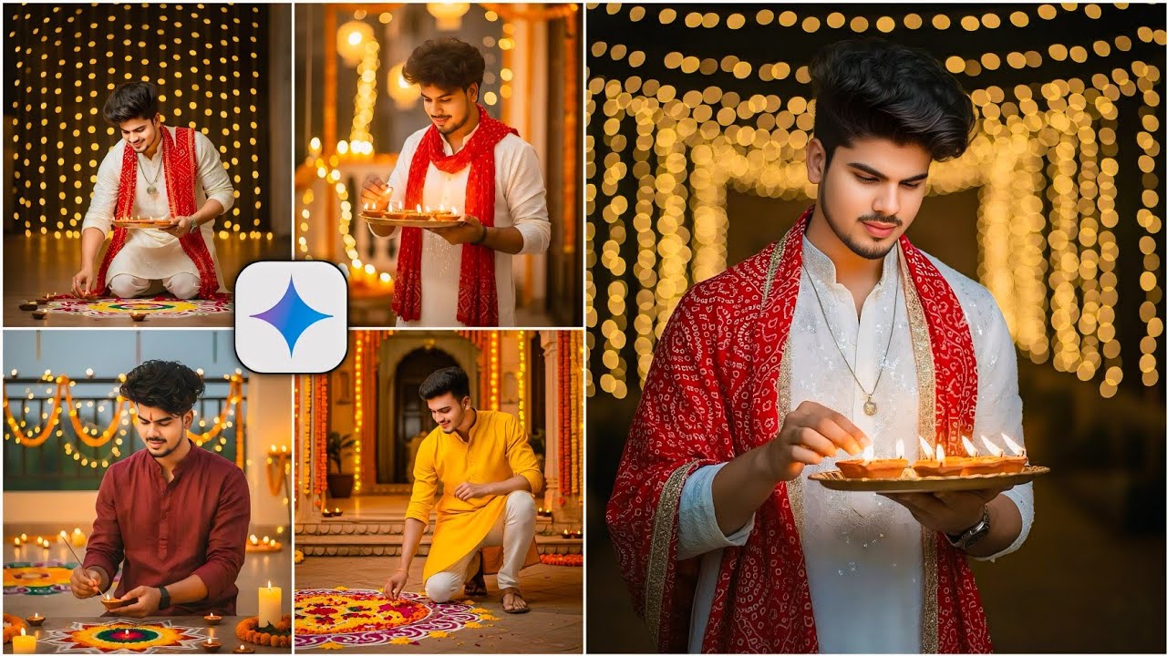 🎇 New Trending Diwali Photo Editing In Google Gemini PROMPT'S | AI Diwali Photo Editing ✅️ 