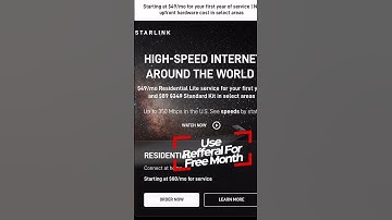 Get Starlink for Free!