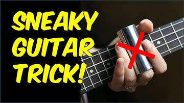 Sneaky Guitar Trick | Slide Guitar Lick Without a Slide or Tremolo | Guitar Lesson