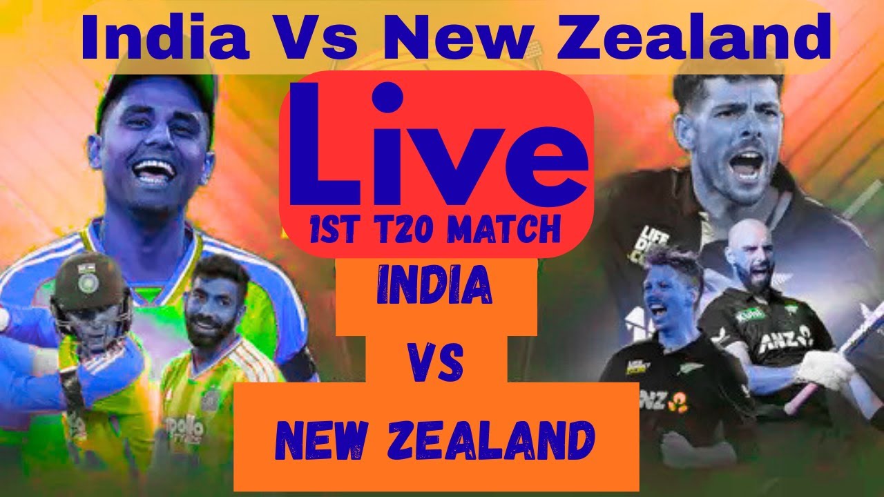 India vs Newzealand / 1st Live T20 Match/Today Live Match Scorecard and Commentary/ Ind vs NZ Live
