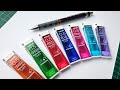 Uni Nano Dia Color review🖍️Mechanical Pencil Lead: testing colours, swatches, smudging & erasing