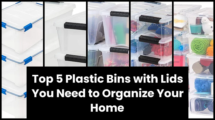 PLASTIC BINS WITH LIDS: Top 5 Plastic Bins with Lids You Need to Organize Your Home ✔