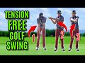 The key to a tension free golf swing