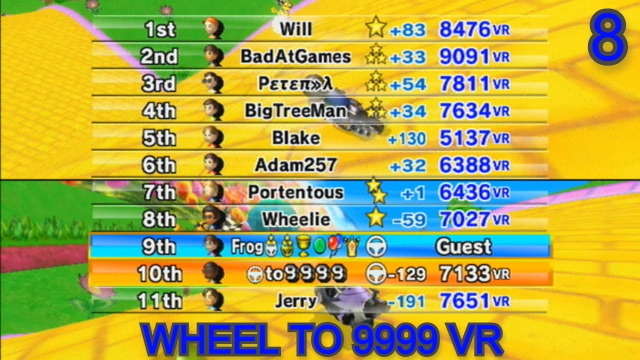 Mario Kart Wii - I WAS SO CLOSE! - Wheel To 9999 VR | Ep. 8