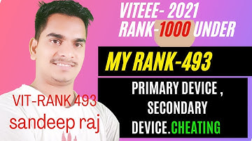 #VITEEE2021 #VIT2021 #VIT #JEE2021 #JEEMAY | EXAM PROCESS AND CHEATING PRIMARY AND SECONDARY DEVICE