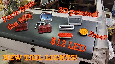 3d printed tail lights! | Project Blackpowder