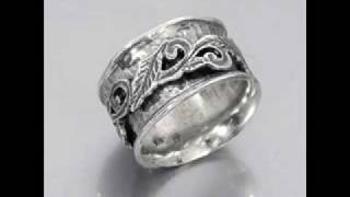 Sterling Silver Spin Spinner Spinning Handmade Rings
