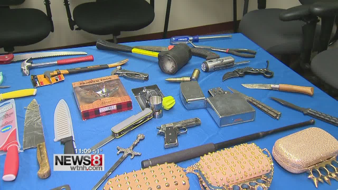 TSA finds at Bradley strange and scary, keep agents busy