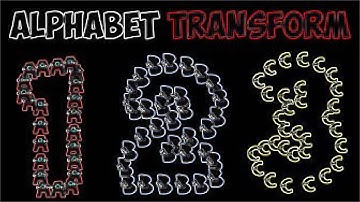 Alphabet Lore Snakes transform Letters Number Lore (1-26) but it