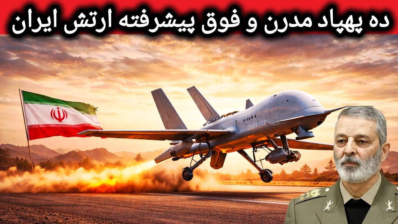پهپاد های فوق پیشرفته ارتش ایران که دنیارا شوکه کرده: تحلیل قدرت نظامی و پهپادی ایران!