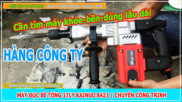 Review Máy Đục Bê Tông 17ly cho các bác thợ điện nước, xây dựng...| SALE 10 MÁY GIÁ CŨ 1.950.000VNĐ